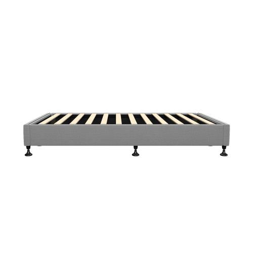 BF-B-ZICO-S-GY-AB Oikiture Bed Frame Single Size Fabric Grey