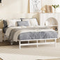 BF-W-A55-PFM-Q-WH Ellisha Pine Queen White Bed Base