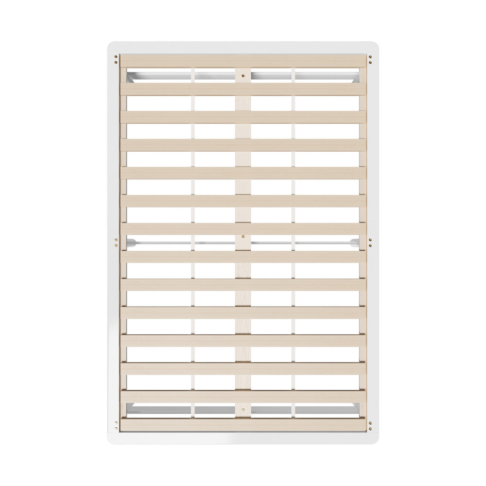 BF-W-A55-PFM-Q-WH Ellisha Pine Queen White Bed Base