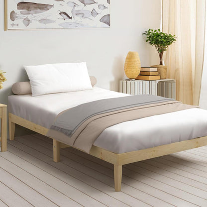 BF-W-A88-BB-KS-WD Oikiture Bed Frame King Single Wooden Timber Mattress Base Bed Base Platform