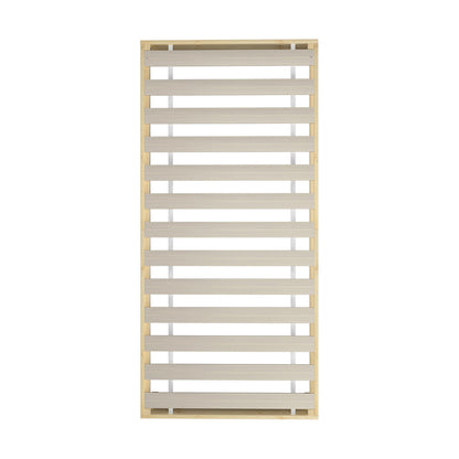 BF-W-A8-BB-S-WD Oikiture Bed Frame Single Size Wooden SOFIE Pine Timber Mattress Base Bedroom