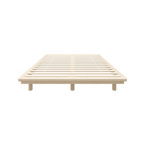 BF-W-B-FLOAT-WD-Q-AB Oikiture Bed Frame Queen Size Wooden Bed Base Timber Floating Beds