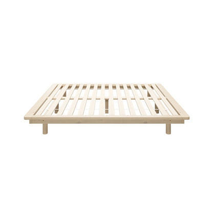 BF-W-B-FLOAT-WD-Q-AB Oikiture Bed Frame Queen Size Wooden Bed Base Timber Floating Beds