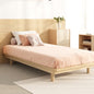 BF-W-B-FLOAT-WD-S Oikiture Bed Frame Single Size Wooden Bed Base Timber Floating Beds