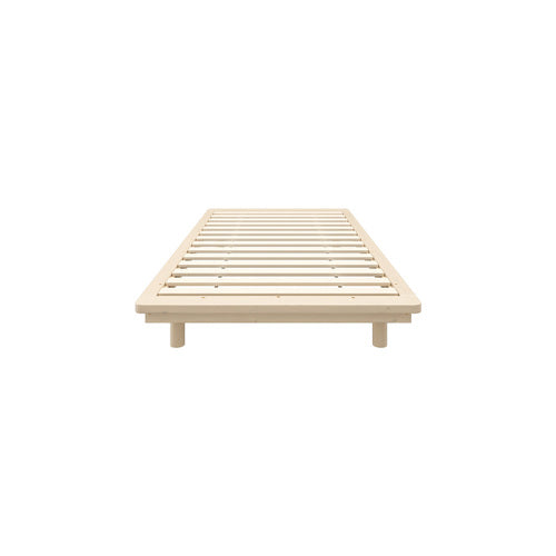 BF-W-B-FLOAT-WD-S Oikiture Bed Frame Single Size Wooden Bed Base Timber Floating Beds
