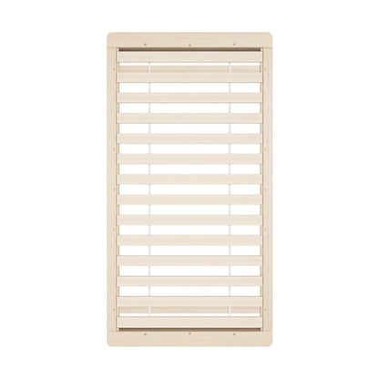 BF-W-B-FLOAT-WD-S Oikiture Bed Frame Single Size Wooden Bed Base Timber Floating Beds