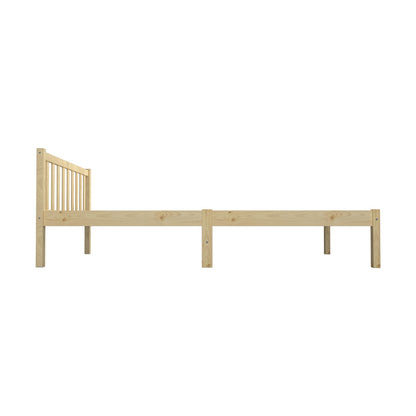 BF-W-B9-BF69-KS-WD Oikiture Wooden Bed Frame King Single with Headboard