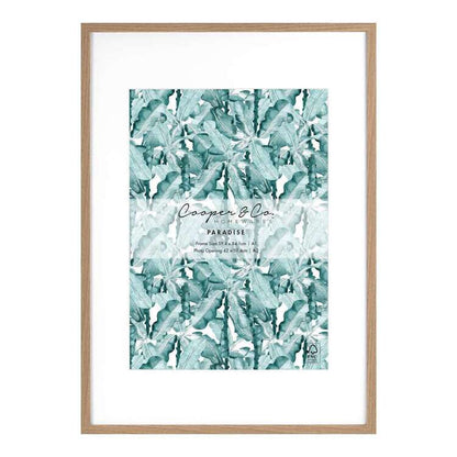 PF0011NA Cooper & Co Paradise A1 / A2 Wooden Frame Oak A1 / A2