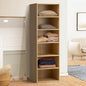 WA-MEXI-6S-WD-AB Natural Cassandra 6 Shelf Wardrobe