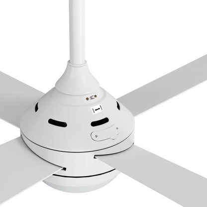 CF-A1-WH Vevare 52'' AC Ceiling Fan with Light Remote Control 4 Blades White