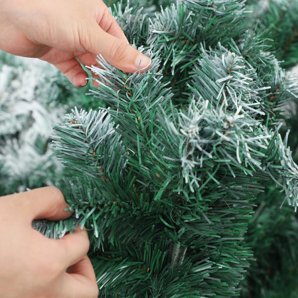 CMT-SN-WELL-6FT Tinseltown Brand New Slim Christmas Tree 1.8M 6FT Xmas Trees Decoration Green and White