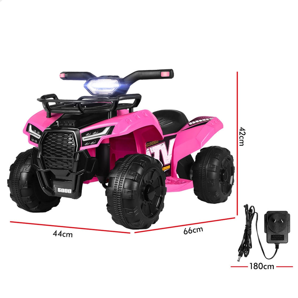 A-CAR-ATV-PK ALFORDSON Ride On Car Kids Electric ATV Pink
