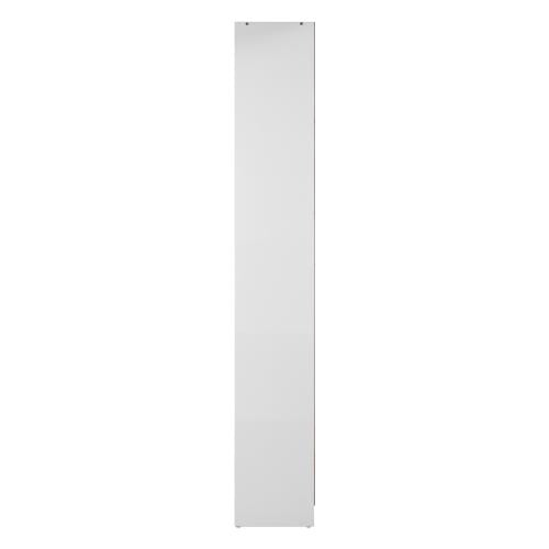 DS-COMO-5S-WH Oikiture Bookshelf Display Shelf 5-Tier White