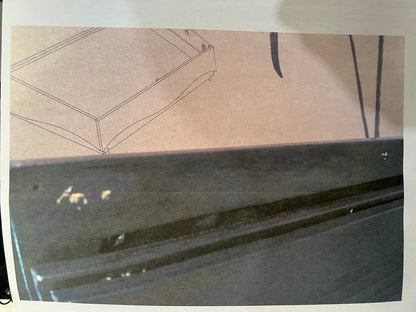 Scratched SS-BM-FLUTED-3D-BK Marked Inside Door