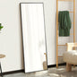 FM-RECT-16560-T-BK Oikiture 166x60cm Full Length Mirror Dressing Floor Mirrors Black