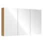 ST-BD-MR120-WD-AB Arbour & Nook Sofie 1200mm Light Wood Mirrored Shaving Cabinet