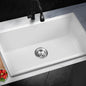 GSK-7045-WH 70x45cm Kitchen Sink 70x45cm Granite Stone Sink Laundry Basin Single Bowl White
