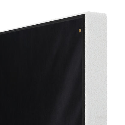 HB-EDDI-SP-WH Oikiture Bed Frame Headboard King Single / Single White Boucle