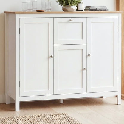 SB-MF-ANNY-WDWH-AB Living Fusion Jada 3 Door Sideboard Buffet