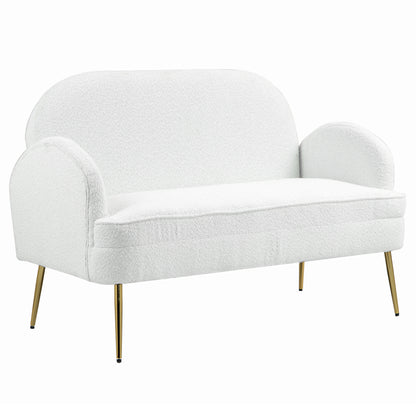 IHD-JASF21-WH Julika 2 Seater Boucle Sofa White Color