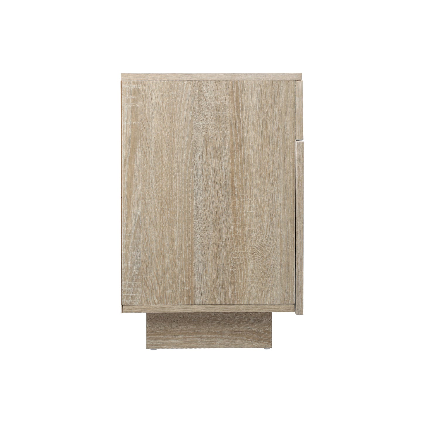 EU-B6-180-WD Oikiture TV Cabinet Entertainment Unit Stand Storage Drawer White Wooden 180cm