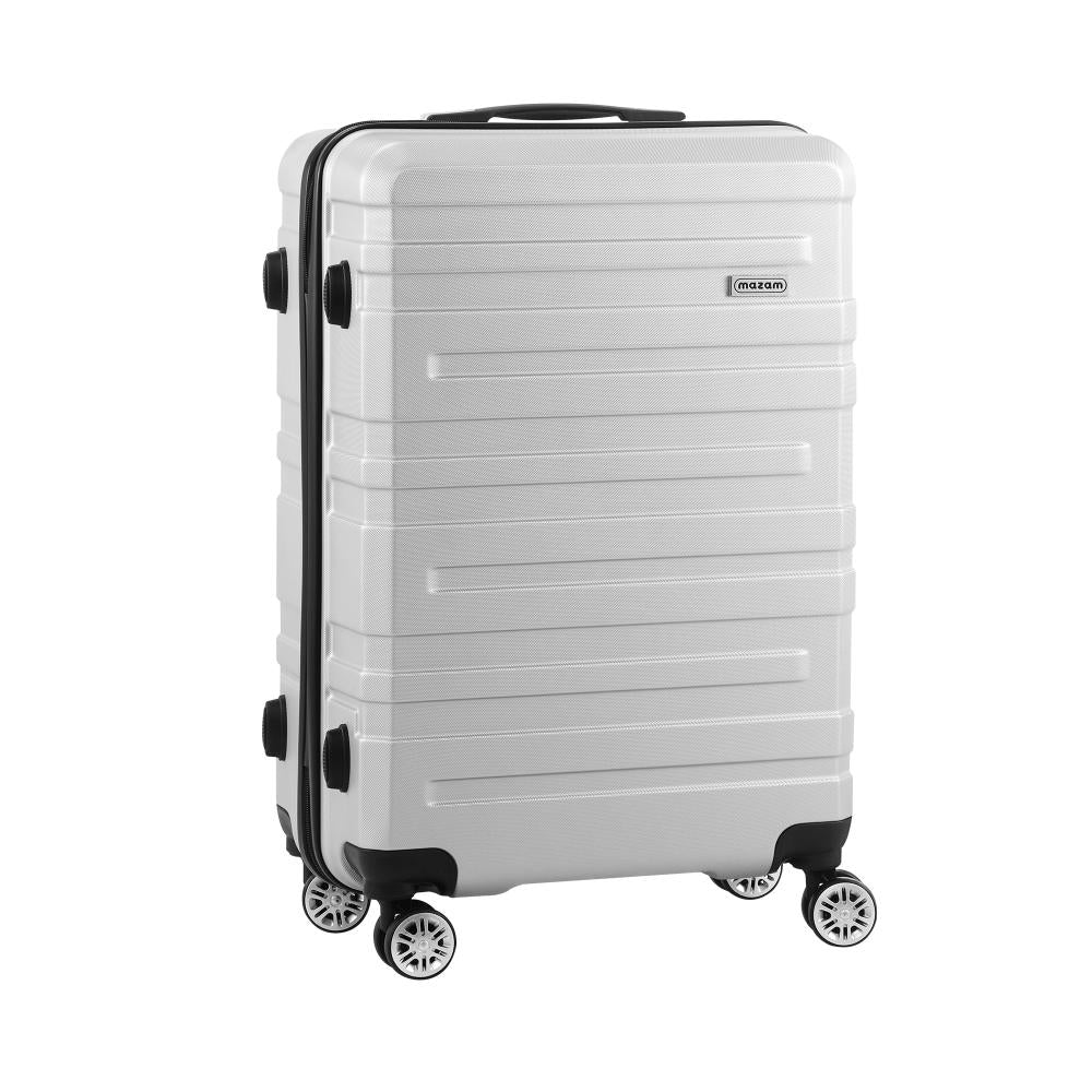 LGS-A1-28-SI Mazam 28" Luggage Suitcase Trolley Set Travel TSA Lock Storage Hard Case Silver