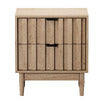 BT-YAKO-2D-WD Living Fusion Adrian 2 Drawer Bedside Table