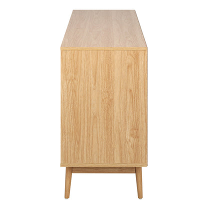 SB-CHAM-3D-WD-AB LivingFusion Lizbeth 3 Door Sideboard