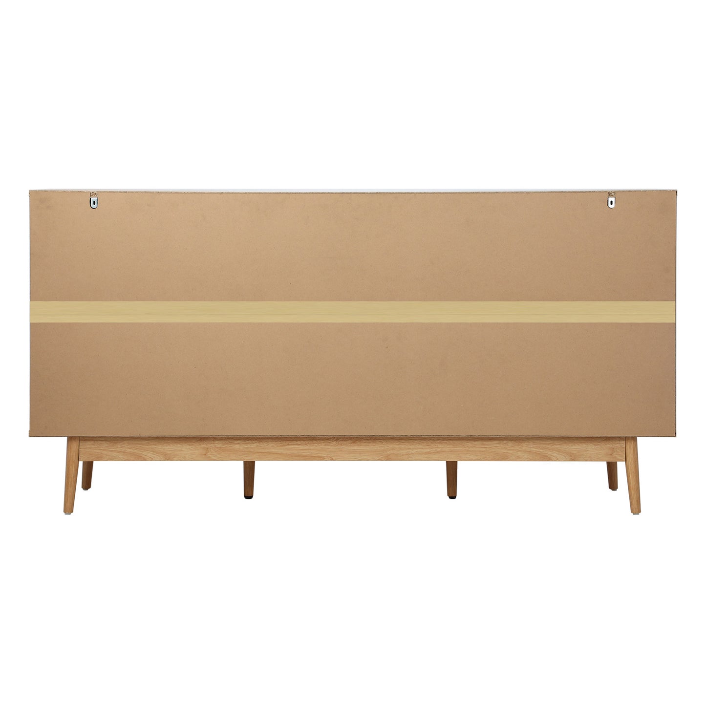 SB-CHAM-3D-WD-AB LivingFusion Lizbeth 3 Door Sideboard