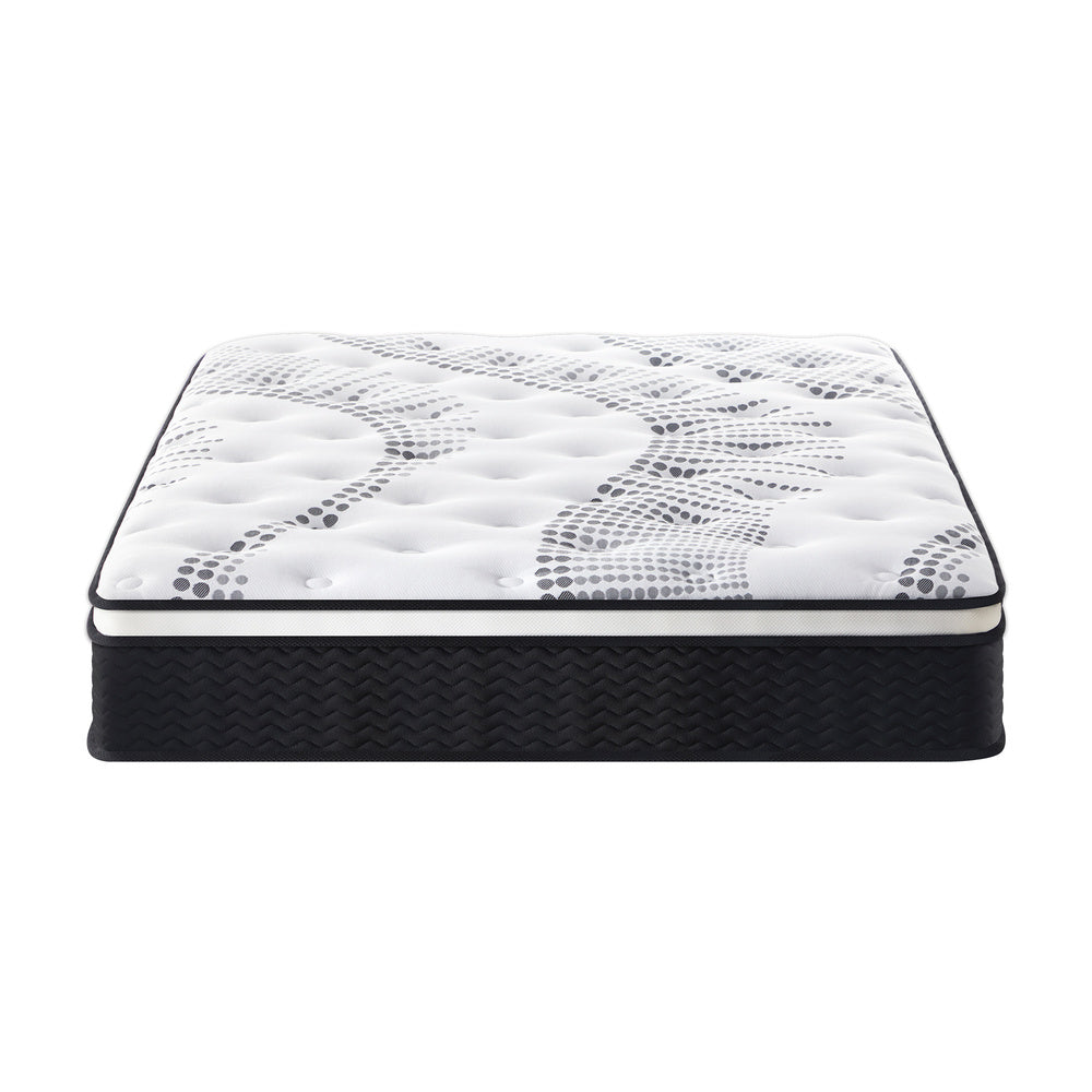 MAT-A18-M907-Q Bedra Queen Mattress Cool Gel Foam Euro Top Pocket Spring 22cm