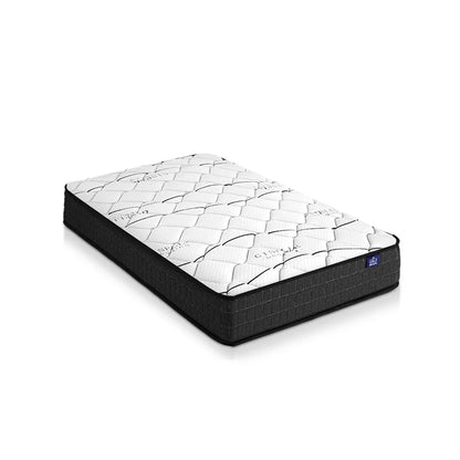 MATTRESS-B-GLAY-S Giselle Bedding 16cm Mattress Medium Firm Single