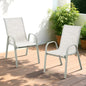 OPS-TXL-2CH-BE Marilyn Outdoor Dining Chairs (Set of 2)
