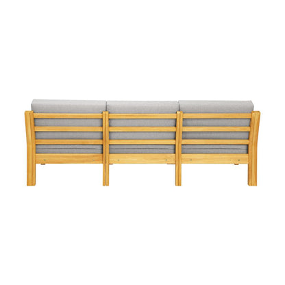 ODSS-WD-PLAYA-ABC Outdoor Sofa Set Patio Furniture Wooden Table Chairs Garden Lounge 5Piece