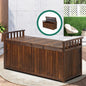 OSBE-WD-500L-CA-AB 2 Seater Montana Fir Wood Outdoor Storage Bench