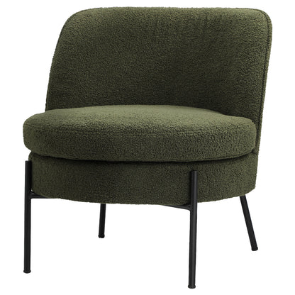 ACH-A9-SP-GN Living Fusion Renzo Sherpa Accent Chair Green