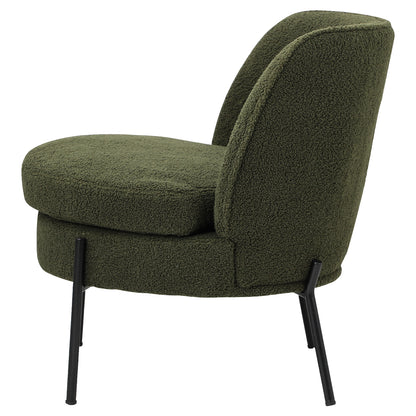 ACH-A9-SP-GN Living Fusion Renzo Sherpa Accent Chair Green