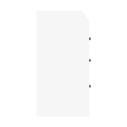 SB-GLAY-COD6-WH-AB Oikiture Buffet Sideboard Storage Cabinet Hallway Cupboard 6 Drawers White