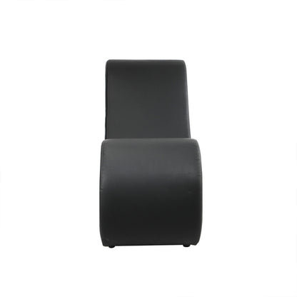 SOF-EDEN-BK-AB Oikiture Tantra Sofa Love Seat Chaise Lounge Couples Yoga Bed Black