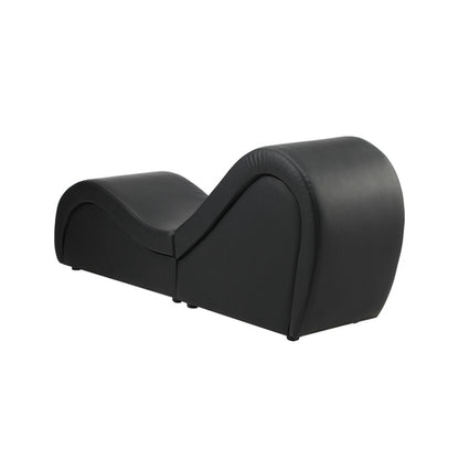 SOF-EDEN-BK-AB Oikiture Tantra Sofa Love Seat Chaise Lounge Couples Yoga Bed Black