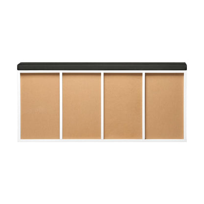 SS-BN-A38-104-WHBK Shoe Cabinet Bench Shoe Storage Rack PU Padded Seat Organiser Cupboard