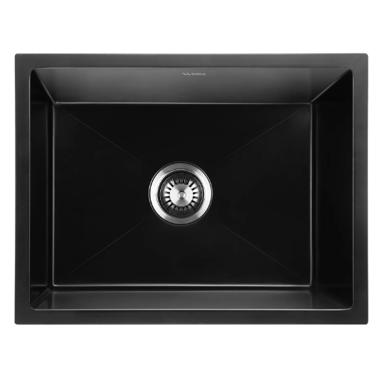 GSK-5945-BK Welba Granite Sink Under/Top Mount Single Bowl