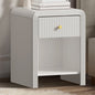 BT-GRACE-1D-WH Living Fusion Steffan 1 Drawer Bedside Table
