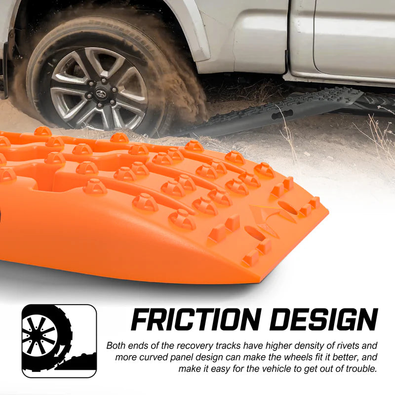 AU-XBRT016 X-BULL 2PCS Recovery Tracks Snow Tracks Mud tracks 4WD With 4PC mounting bolts