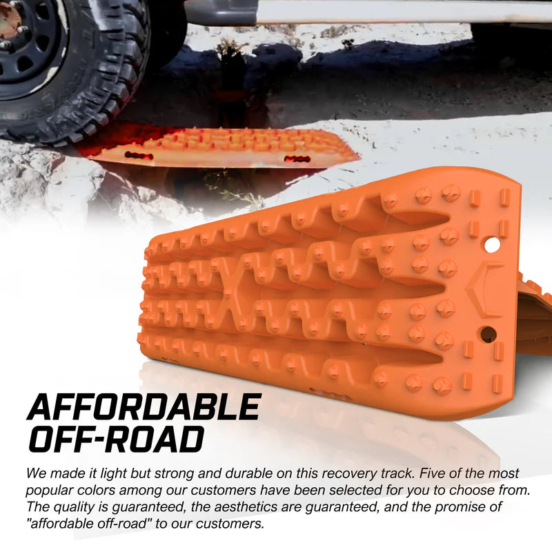 AU-XBRT016 X-BULL 2PCS Recovery Tracks Snow Tracks Mud tracks 4WD With 4PC mounting bolts