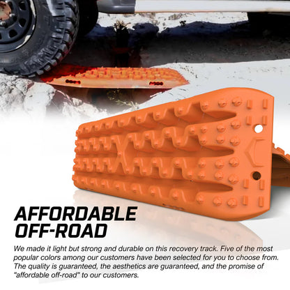 AU-XBRT016 X-BULL 2PCS Recovery Tracks Snow Tracks Mud tracks 4WD With 4PC mounting bolts