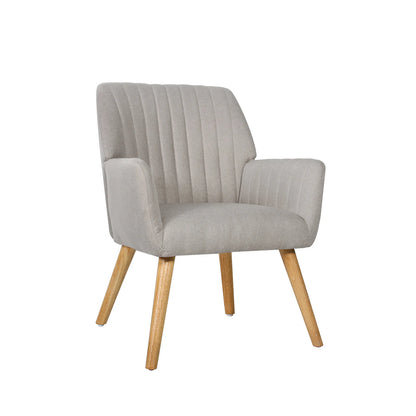 ACH-A1-BG Oikiture Armchair Fabric Couches Beige