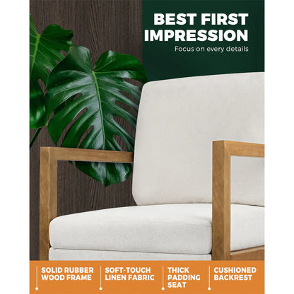 ACH-AGB4-BG Oikiture Armchair Fabric Tub Couches