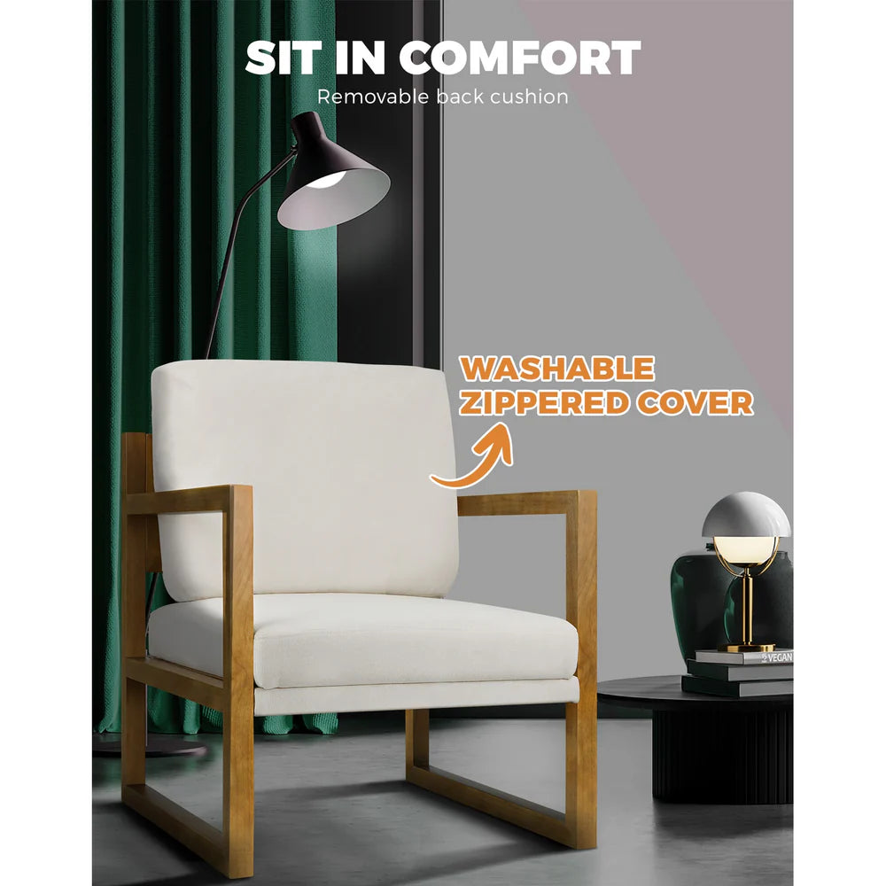 ACH-AGB4-BG Oikiture Armchair Fabric Tub Couches