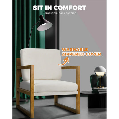 ACH-AGB4-BG Oikiture Armchair Fabric Tub Couches