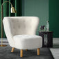ACH-AGB5-WH Oikiture Armchair Accent Couches Sofa White